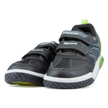 ZAPATILLAS GEOX INEK BD LUCES BLACK_LIME