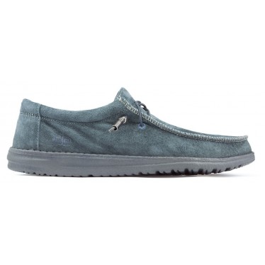 ZAPATOS DUDE WALLY M SUEDE_CARBON