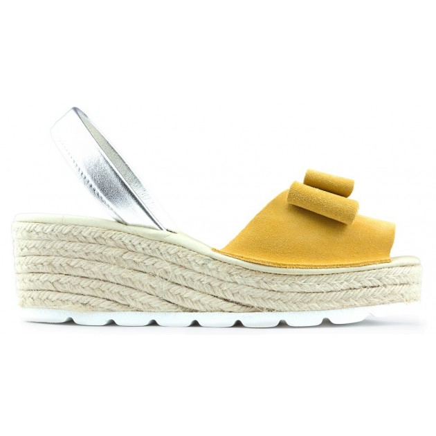 SANDALIAS CON CUÑA ARANTXA SERRAJE YUTE CEREAL SANDALIAS CON CUÑA ARANTXA SERRAJE YUTE CEREAL