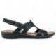 SANDALIAS CLARKS LEISA VINE BLACK LEATHER