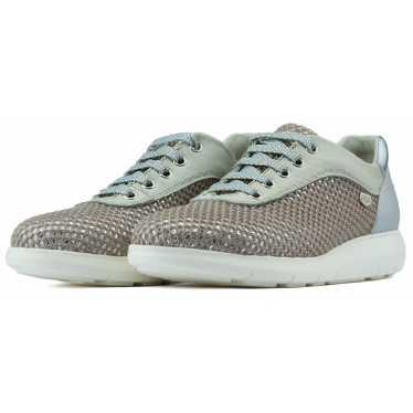 ZAPATILLAS ONFOOT SIMPLY SHINNY W PLATA