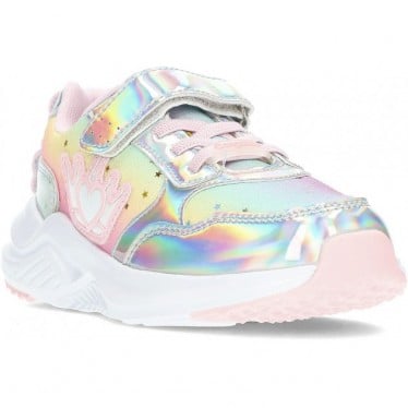 SNEAKER CONGUITOS CON LUZ METALIZADO HADA 261013 SILVER