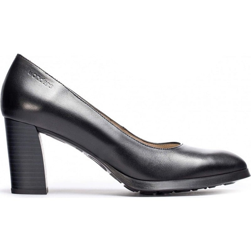 ZAPATOS CON TACÓN WONDERS FENIX L-1101 NEGRO