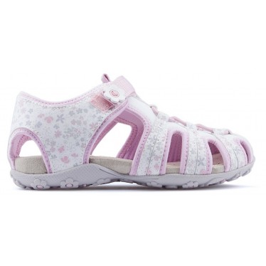 SANDALIAS CERRADAS GEOX ROXANNE 2019 WHITE_PINK