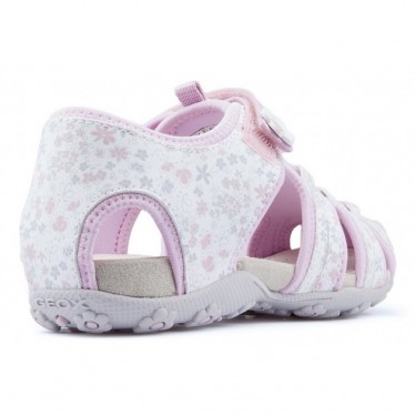 SANDALIAS CERRADAS GEOX ROXANNE 2019 WHITE_PINK