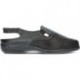 SANDALIAS ORTOPÉDICAS CALZAMEDI CM0415 TALON DESCUBIERTO NEGRO