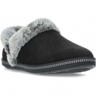 PANTUFLA SKECHERS COZY CAMPFIRE FRESH TOAST 167219 BLACK