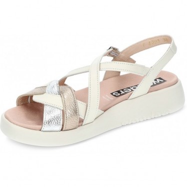 SANDALIAS WONDERS ALISON C6523 BLANCO_PLATA