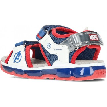 SANDALIAS GEOX J450QA ANDROID CAPITÁN AMERICA AZUL