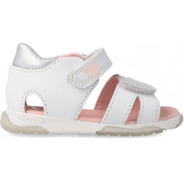 SANDALIA GARVALIN METALIZADA 232311 BLANCO_PLATA SANDALIA GARVALIN METALIZADA 232311 BLANCO_PLATA