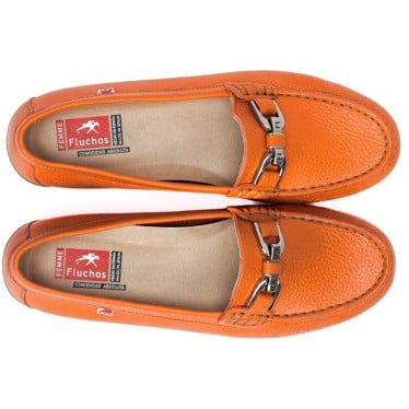 MOCASINES FLUCHOS BRUNI FLOTER F0804 NARANJA