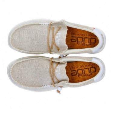 ZAPATOS DUDE WALLY BRAIDED M OFF_WHITE