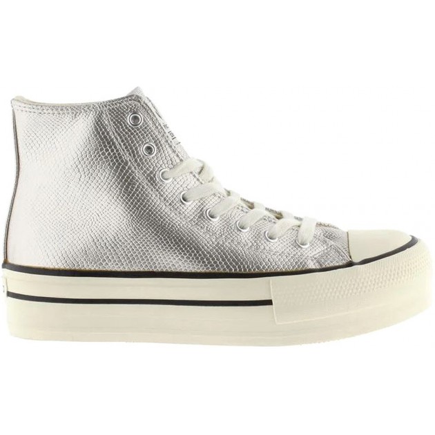 BOTIN VICTORIA TRIBU DOBLE 1061109 METALIZADO PLATA BOTIN VICTORIA TRIBU DOBLE 1061109 METALIZADO PLATA