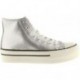 BOTIN VICTORIA TRIBU DOBLE 1061109 METALIZADO PLATA