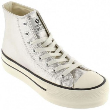 BOTIN VICTORIA TRIBU DOBLE 1061109 METALIZADO PLATA