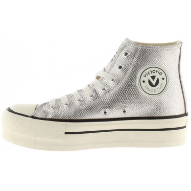 BOTIN VICTORIA TRIBU DOBLE 1061109 METALIZADO PLATA