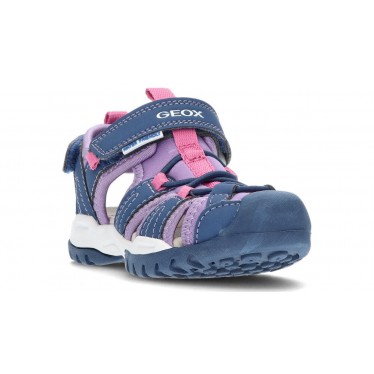 SANDALIA GEOX J BOREALIS J250WA NAVY