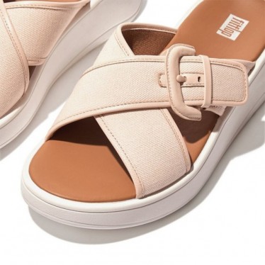 SANDALIAS FITFLOP MODE BUCK CANVAS FLATF FY8 ROSE_FOAM