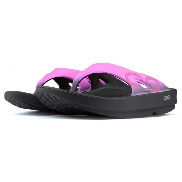 CHANCLAS COMODAS OOFOS OORIGINAL SPORT PINK