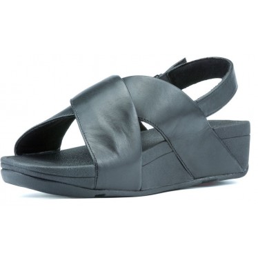 SANDALIAS FITFLOP LULU CROSS BACK STRAP BLACK