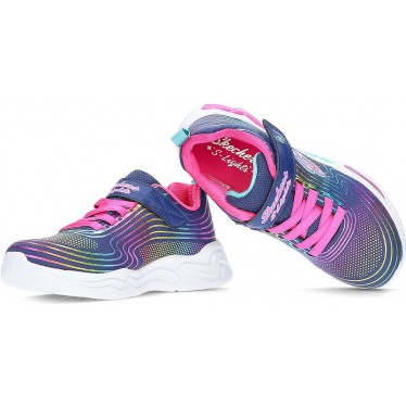 DEPORTIVA SKECHERS WAVY BEAMS 302338L NAVY_RAINBOW