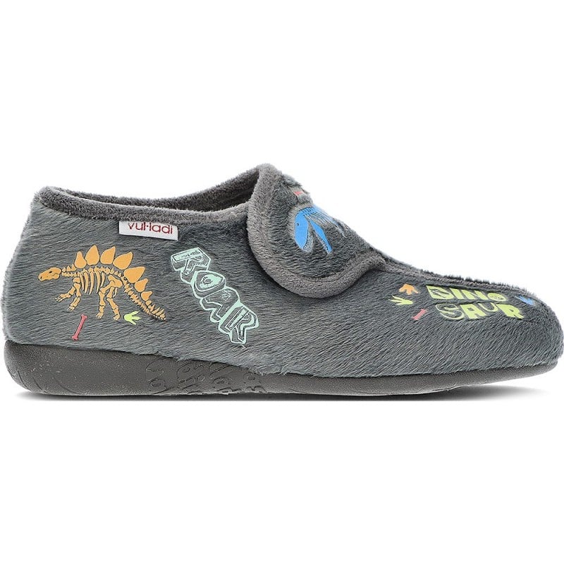 PANTUFLAS VULLADI 4241 DINO GRIS