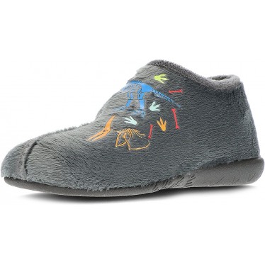 PANTUFLAS VULLADI 4241 DINO GRIS