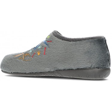 PANTUFLAS VULLADI 4241 DINO GRIS