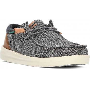 MOCASINES DUDE WALLY GRIP WOOL CHARCOAL