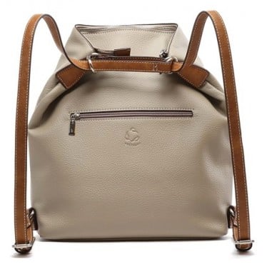 BOLSO MOCHILA ABBACINO RECYCLED 80577 TAUPE