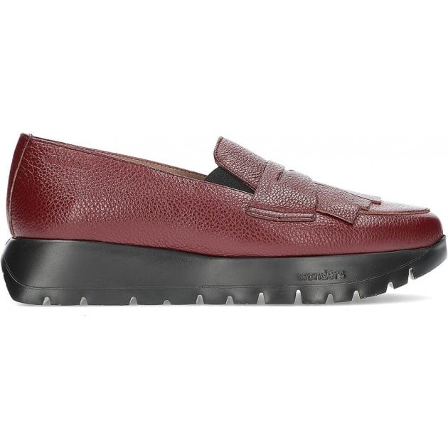 MOCASINES WONDERS A2454 VINO MOCASINES WONDERS A2454 VINO