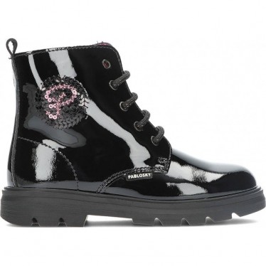 BOTINES PABLOSKY LENTEJUELAS LOGO 425419 NEGRO_CHAROL