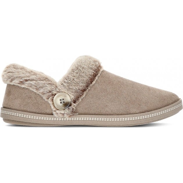PANTUFLA SKECHERS COZY CAMPFIRE FRESH TOAST 167219 DARK_TAUPE PANTUFLA SKECHERS COZY CAMPFIRE FRESH TOAST 167219 DARK_TAUPE
