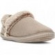 PANTUFLA SKECHERS COZY CAMPFIRE FRESH TOAST 167219 DARK_TAUPE
