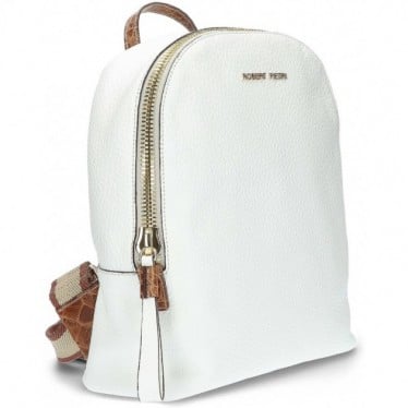 MOCHILA ROBERT PIETRI 6336 PIEL BLANCO