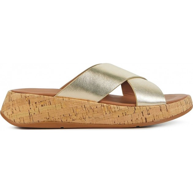SANDALIAS FITFLOP F-MODE METAL LTH FT8 PLATINO SANDALIAS FITFLOP F-MODE METAL LTH FT8 PLATINO