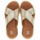 SANDALIAS FITFLOP F-MODE METAL LTH FT8 PLATINO