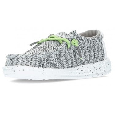 ZAPATOS DUDE WALLY YOUTH WHITE