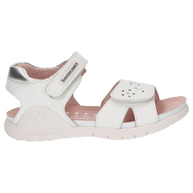 SANDALIAS BIOMECANICS DE PIEL AYILA BLANCO