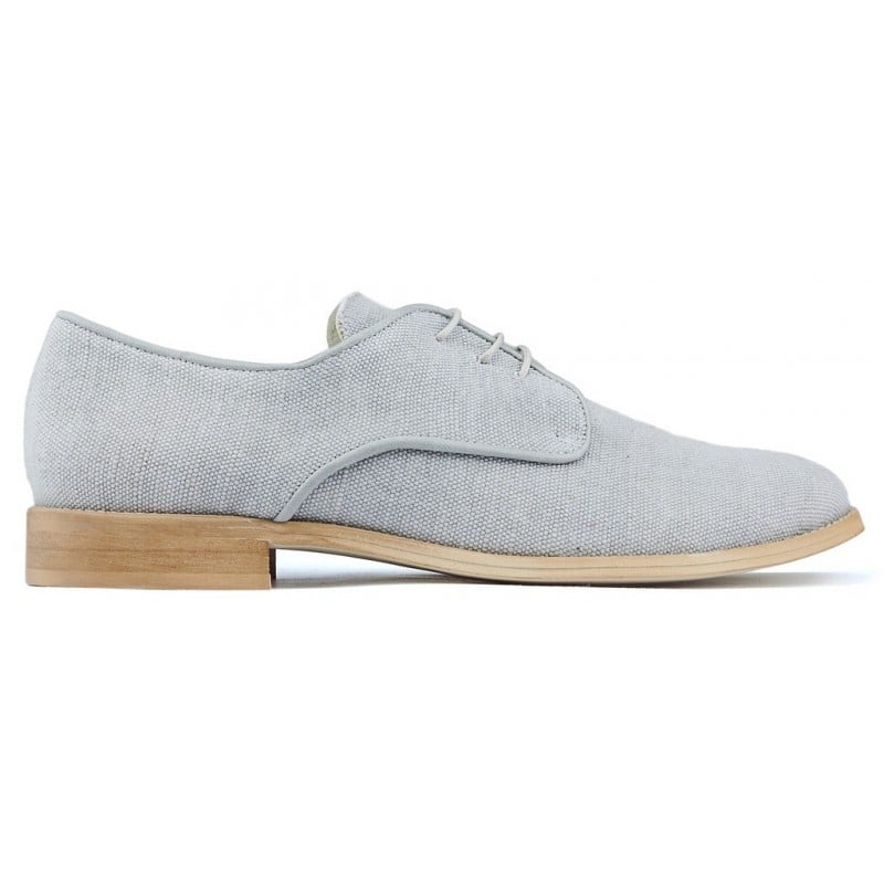 ZAPATOS OCA LOCA BLUCHER LINO GRIS