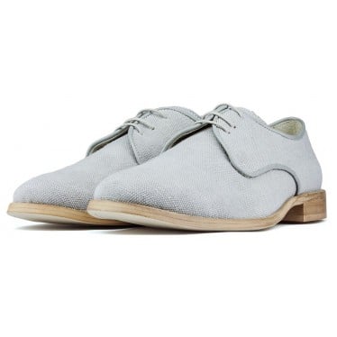 ZAPATOS OCA LOCA BLUCHER LINO GRIS