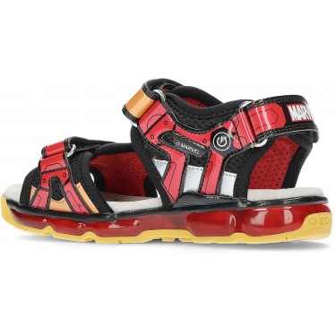 SANDALIAS DE IRONMAN GEOX J350QB RED