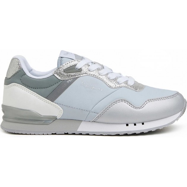 ZAPATILLAS PEPE JEANS RUNNING LONDON ALBAL PLS31463 SILVER ZAPATILLAS PEPE JEANS RUNNING LONDON ALBAL PLS31463 SILVER