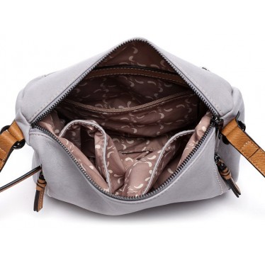 BANDOLERA ABBACINO CON BORLA 80569 GRIS