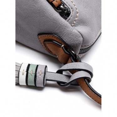 BANDOLERA ABBACINO CON BORLA 80569 GRIS