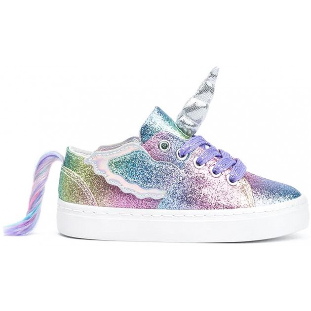 ZAPATILLAS CONGUITOS GLITTER UNICORNIO 30212 MULTICOLOR