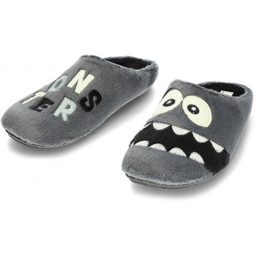 PANTUFLAS VULLADI 4625 MONSTER GRIS