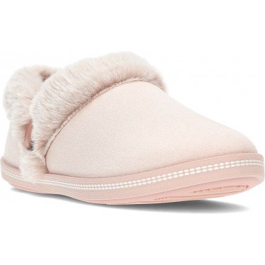 PANTUFLA SKECHERS COZY CAMPFIRE FRESH TOAST 167219 BLUSH