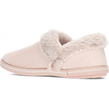 PANTUFLA SKECHERS COZY CAMPFIRE FRESH TOAST 167219 BLUSH