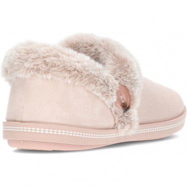 PANTUFLA SKECHERS COZY CAMPFIRE FRESH TOAST 167219 BLUSH